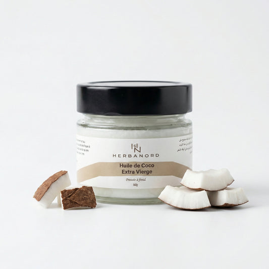 🥥 Huile de Coco Cosmétique – Pression à Froid