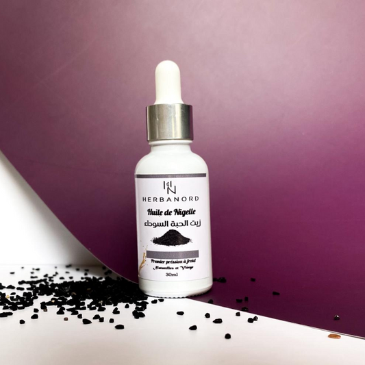 Huile de Nigelle Cosmétique – Pure, Naturelle et Pressée à Froid