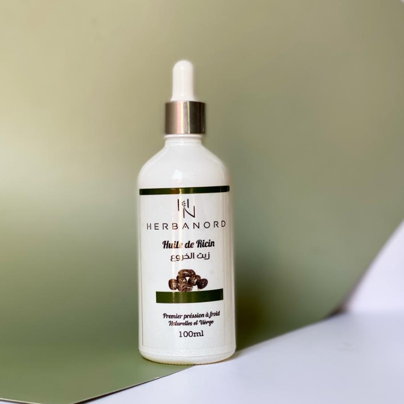 🌰 Huile de Ricin Cosmétique – Fortifiante et Réparatrice