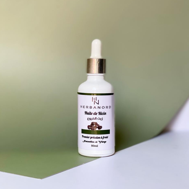 🌰 Huile de Ricin Cosmétique – Fortifiante et Réparatrice