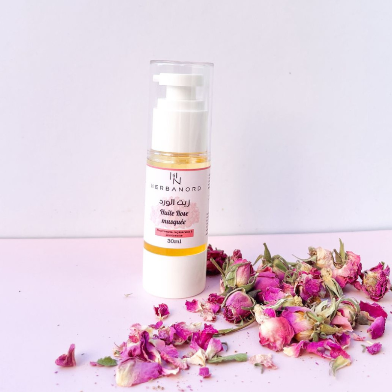 🌹 Huile de Rose Cosmétique – Macération Naturelle