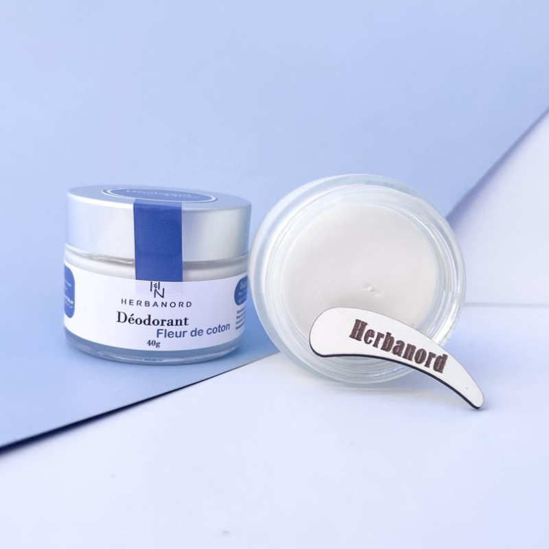 Déodorant crème Naturel fleur de coton 🧺