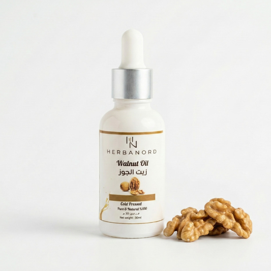 Huile de noix cosmétique pressée à froid – soin naturel pour la peau et les cheveux