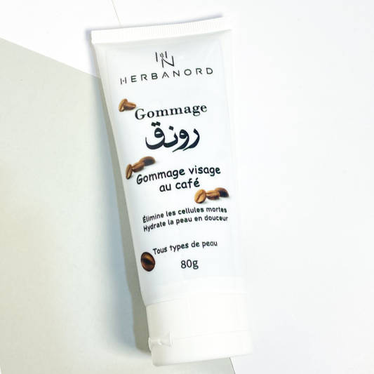 Gommage Visage Éclat au Café Naturel – Exfoliant Doux, Hydratant et Revitalisant