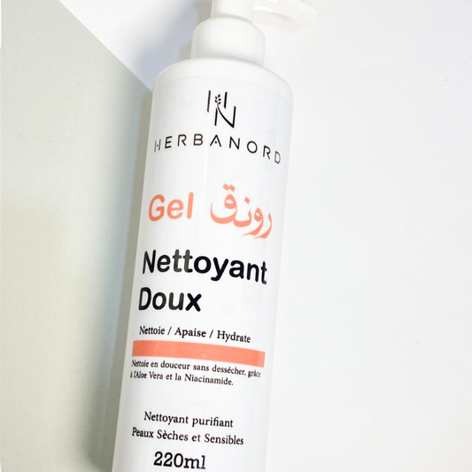 Gel Nettoyant Douceur – Peaux Sèches & Sensibles (à la Niacinamide)