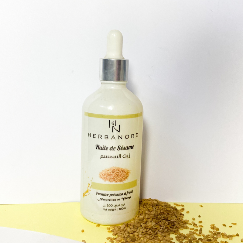 Huile de Sésame Cosmétique - 100% Pure et Pressée à Froid
