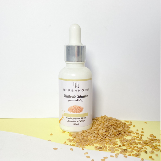 Huile de Sésame Cosmétique - 100% Pure et Pressée à Froid