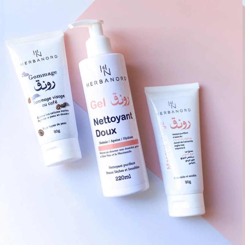 Pack رونق – Rituel Complet pour une Peau Éclatante