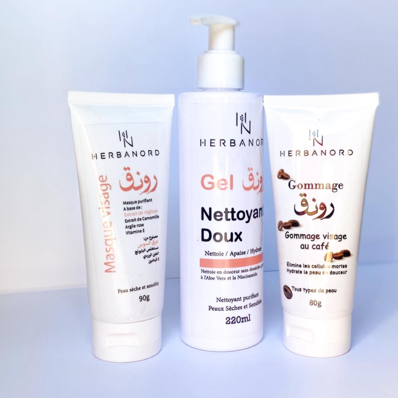 Pack رونق – Rituel Complet pour une Peau Éclatante