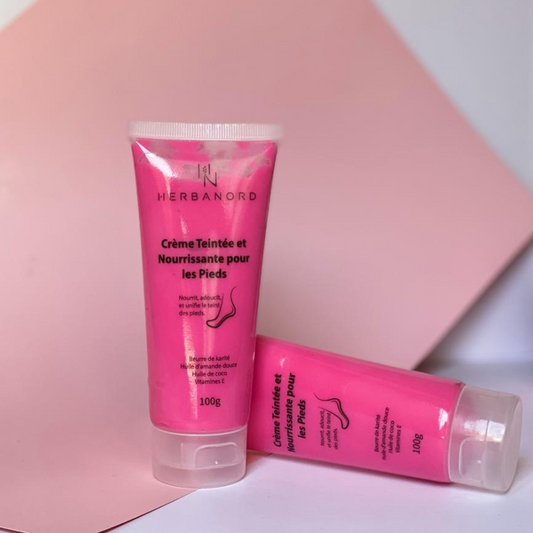 🦶 Crème Teintée & Nourrissante pour les Pieds – “Pieds de Velours”