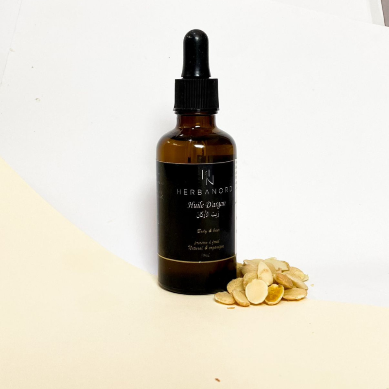Huile d’Argan Cosmétique – Pressée à Froid, 100 % Pure et Naturelle