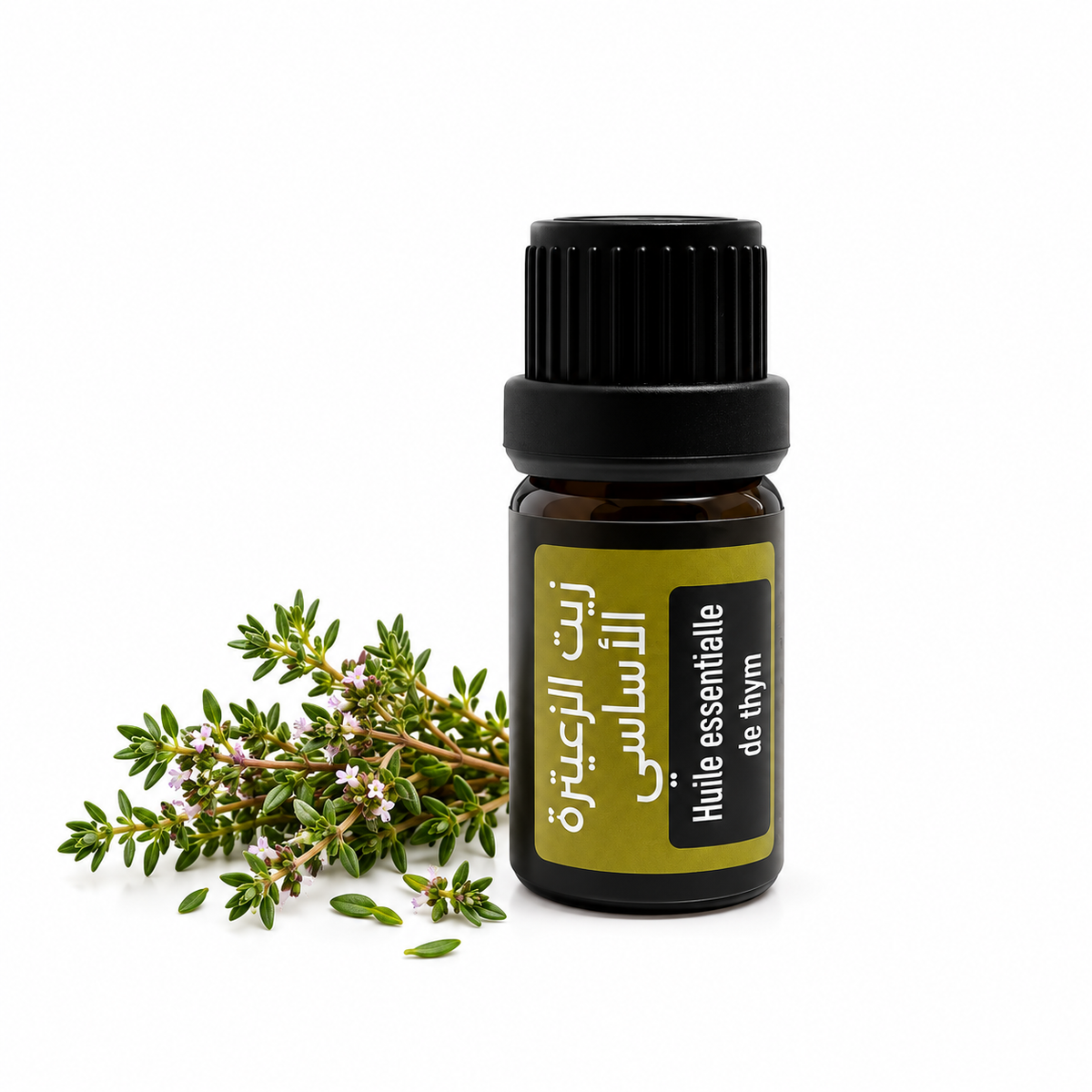 Huile essentielle de thym, 100 % pure et naturelle