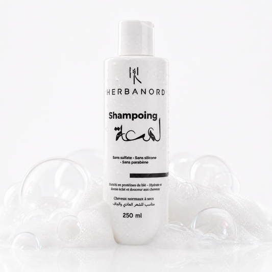 Shampooing Liquide “Lamâa” – Douceur et Éclat Naturels