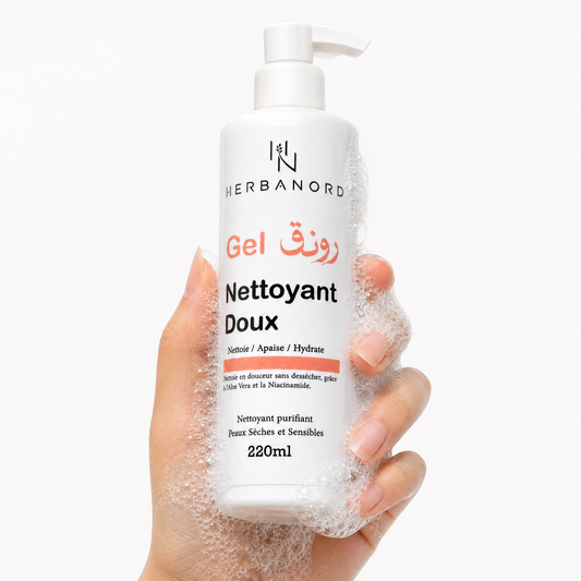 Gel Nettoyant Douceur – Peaux Sèches et Sensibles (à la Niacinamide)