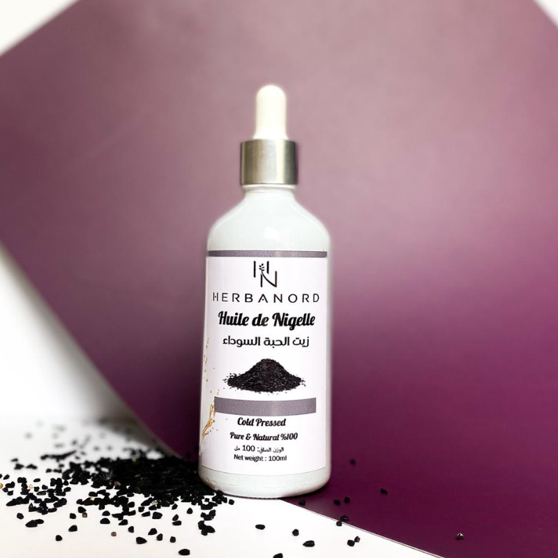 Huile de Nigelle Cosmétique – Pure, Naturelle et Pressée à Froid