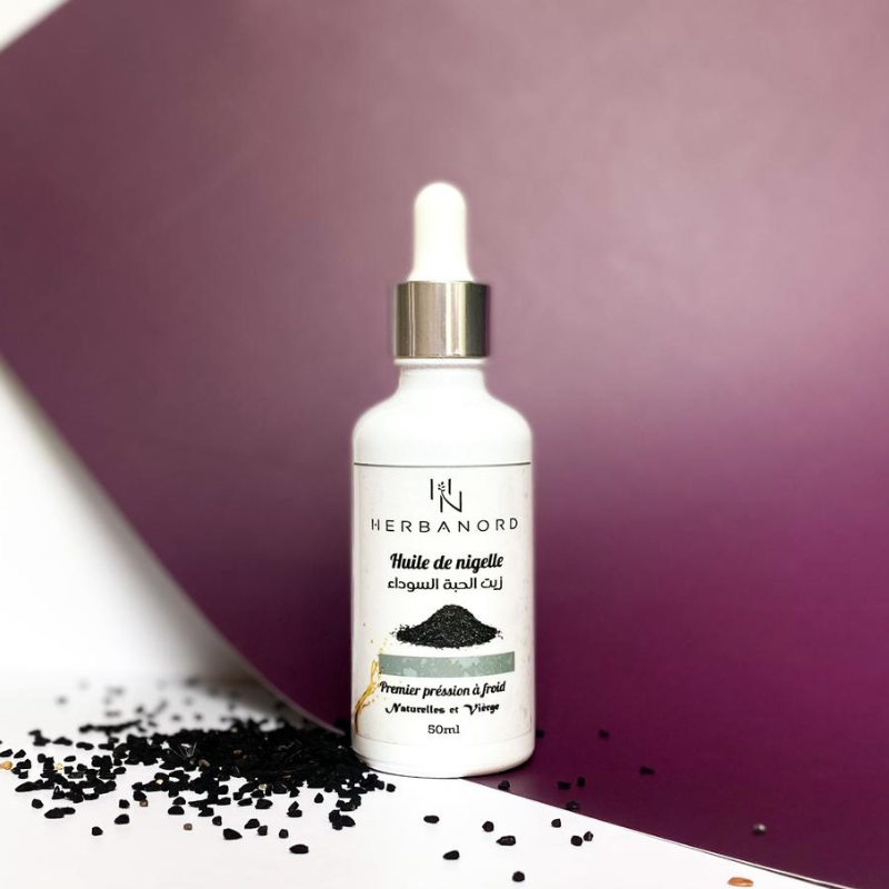 Huile de Nigelle Cosmétique – Pure, Naturelle et Pressée à Froid
