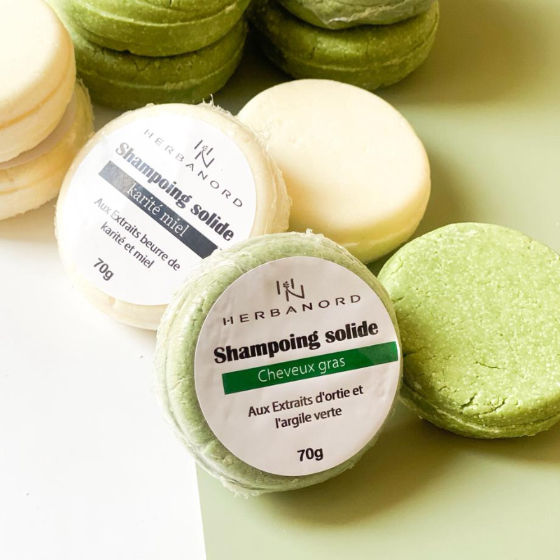 🧼 Shampoing Solide Naturel – Deux Formules Adaptées à Vos Cheveux