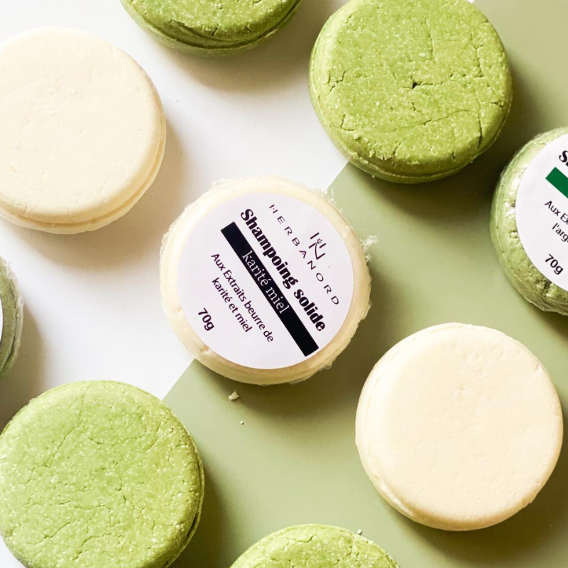 🧼 Shampoing Solide Naturel – Deux Formules Adaptées à Vos Cheveux