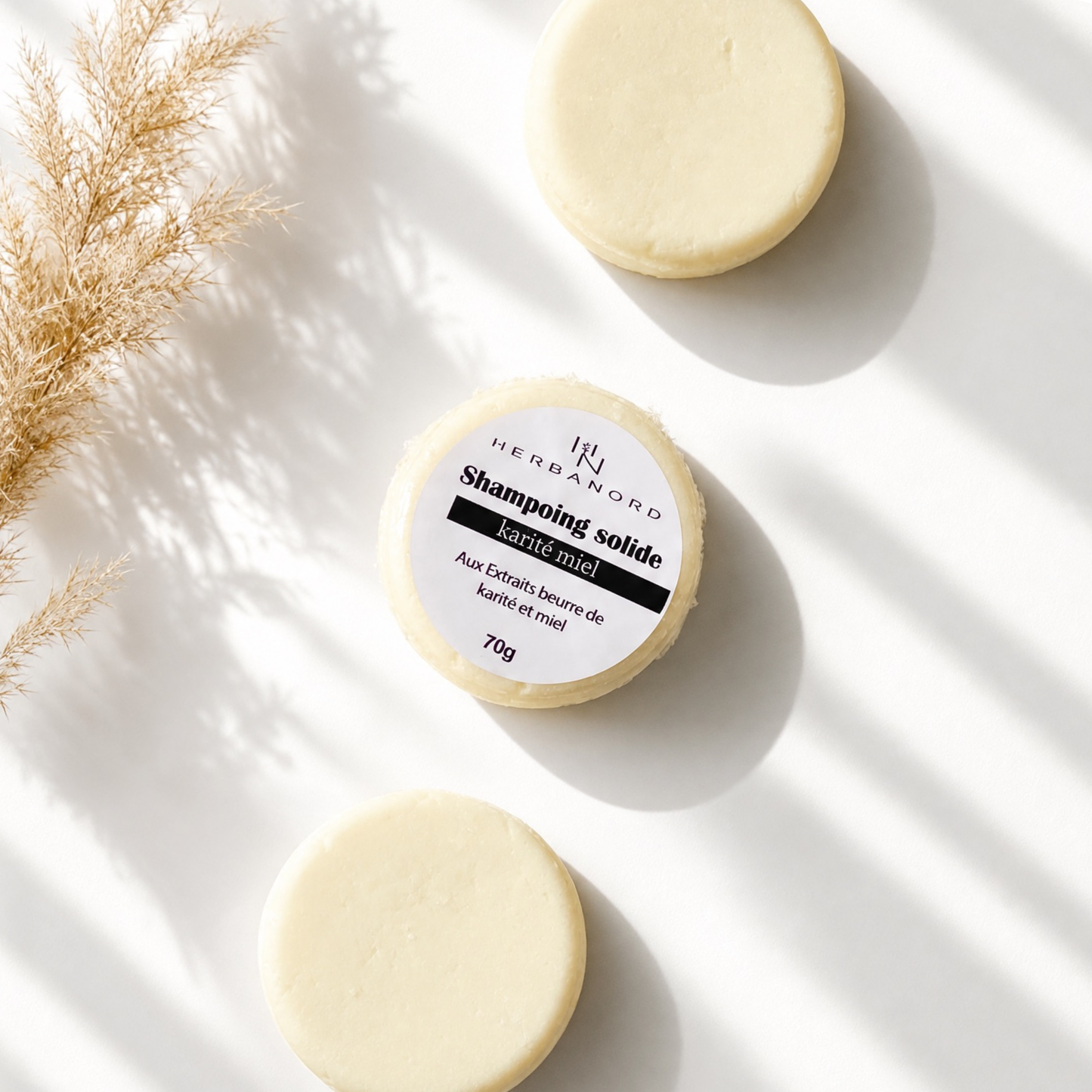 🧼 Shampoing Solide Naturel – Deux Formules Adaptées à Vos Cheveux