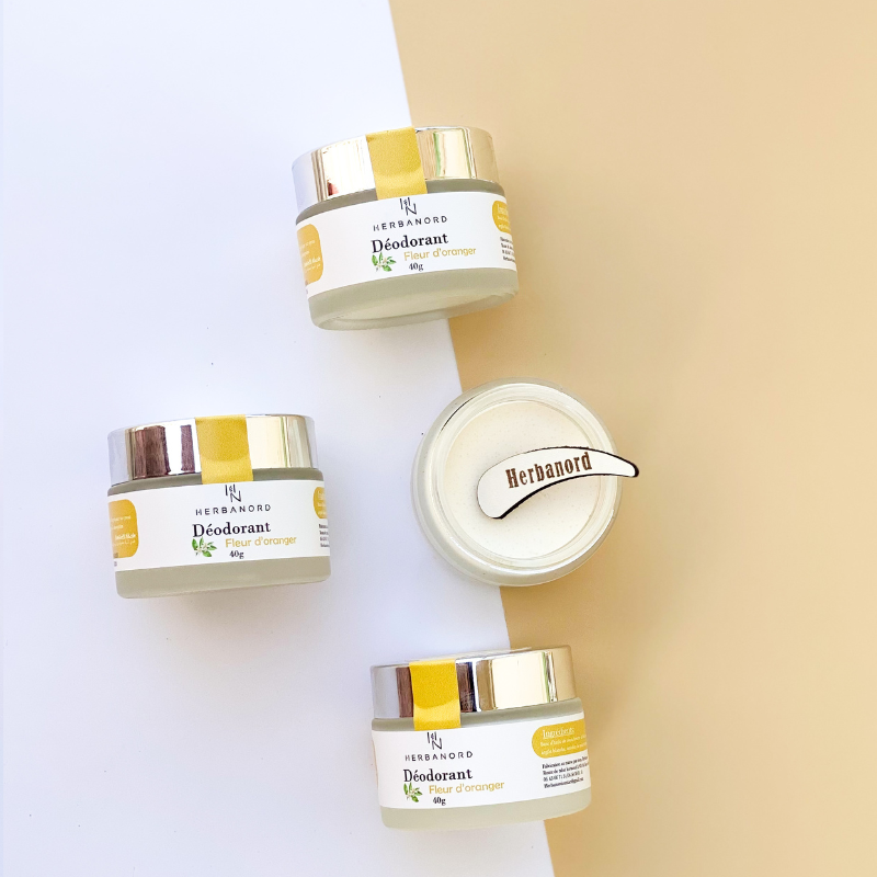 Déodorant crème Naturel fleur d'oranger 🌼
