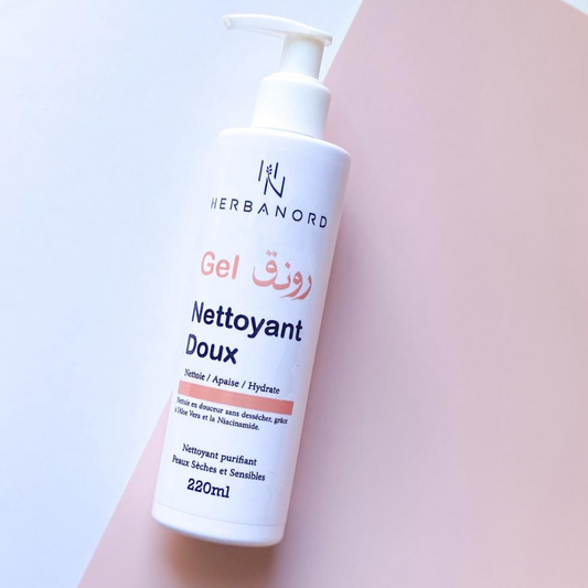 Gel Nettoyant Douceur – Peaux Sèches &amp; Sensibles (à la Niacinamide)