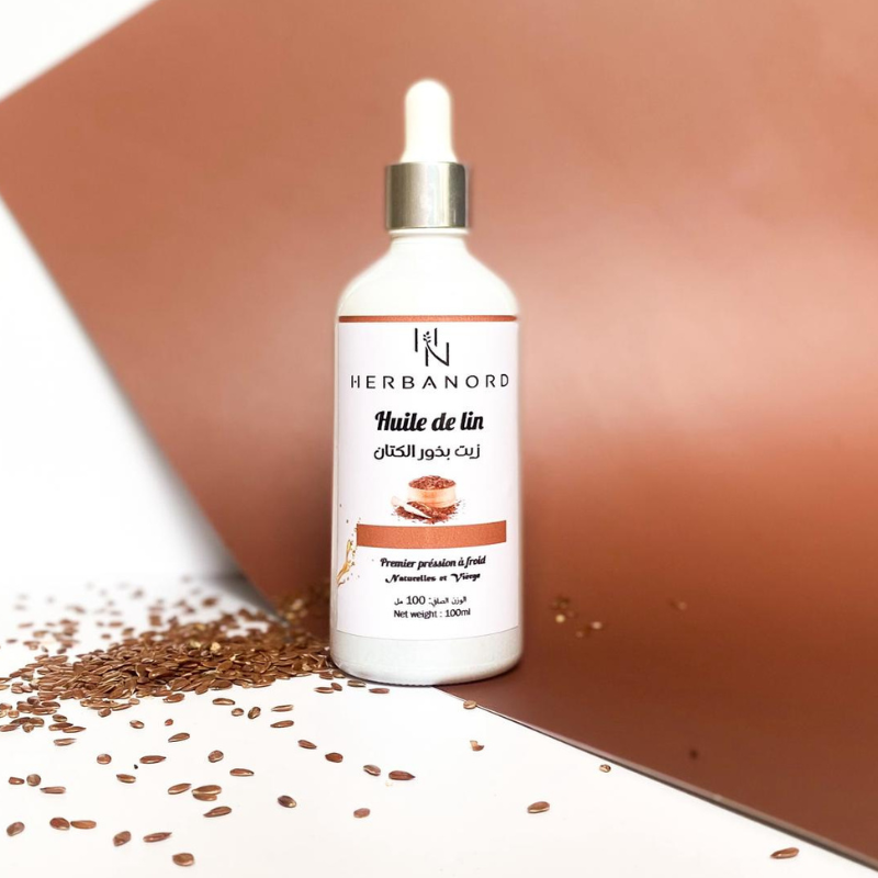 Huile de Lin Cosmétique – Régénérante, Apaisante et 100 % Naturelle