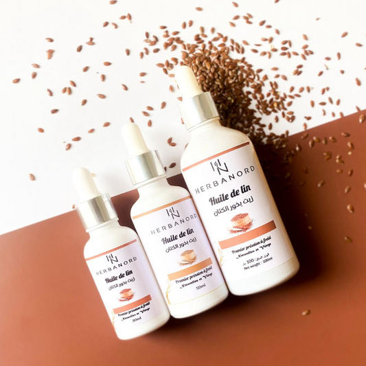 Huile de Lin Cosmétique – Régénérante, Apaisante et 100 % Naturelle