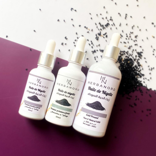Huile de Nigelle Cosmétique – Pure, Naturelle et Pressée à Froid
