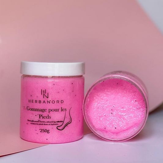 🦶 Gommage Réparateur Pieds – Douceur &amp; Soin Intense