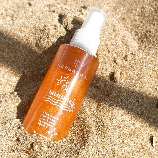 ☀️ Huile de Bronzage Naturelle – Éclat &amp; Hydratation