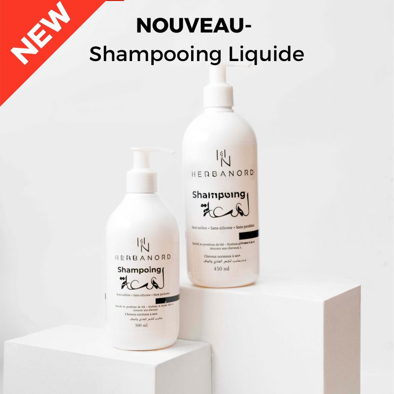 Shampooing Liquide “Lamâa” – Douceur &amp et Éclat Naturels