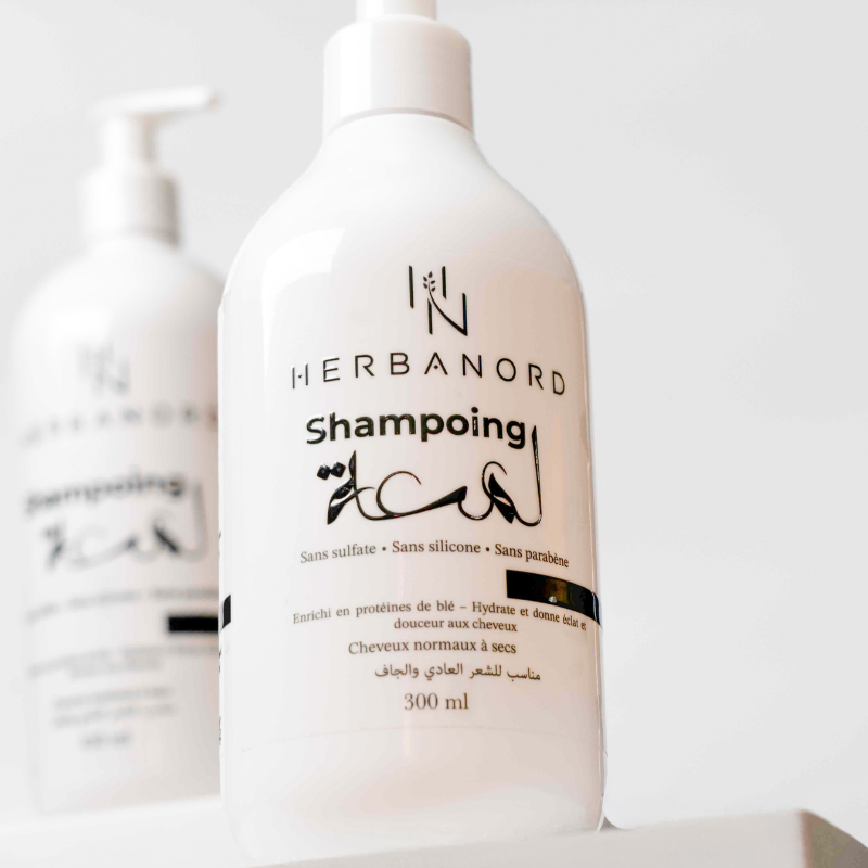 Shampooing Liquide “Lamâa” – Douceur &amp et Éclat Naturels