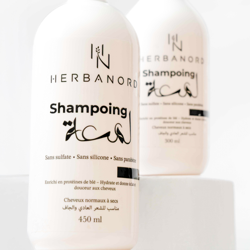 Shampooing Liquide “Lamâa” – Douceur &amp et Éclat Naturels