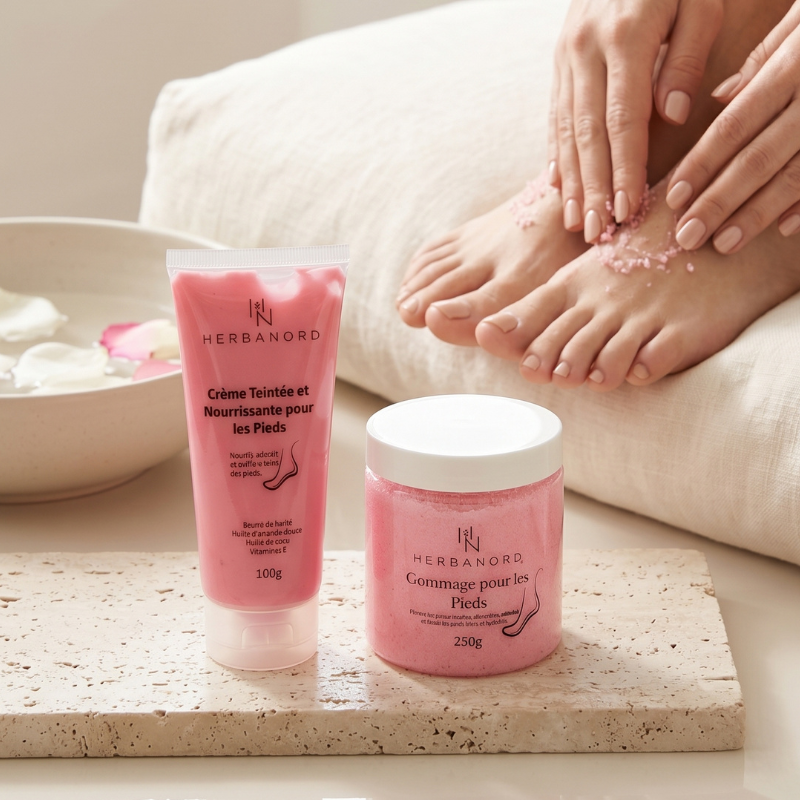 Pack Soin Complet des Pieds — Gommage et Crème