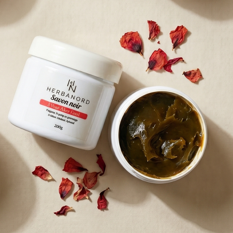 🖤 Savon Noir Naturel – Soin Purifiant et Adoucissant