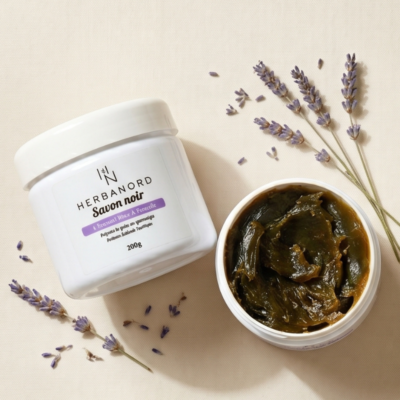 🖤 Savon Noir Naturel – Soin Purifiant et Adoucissant