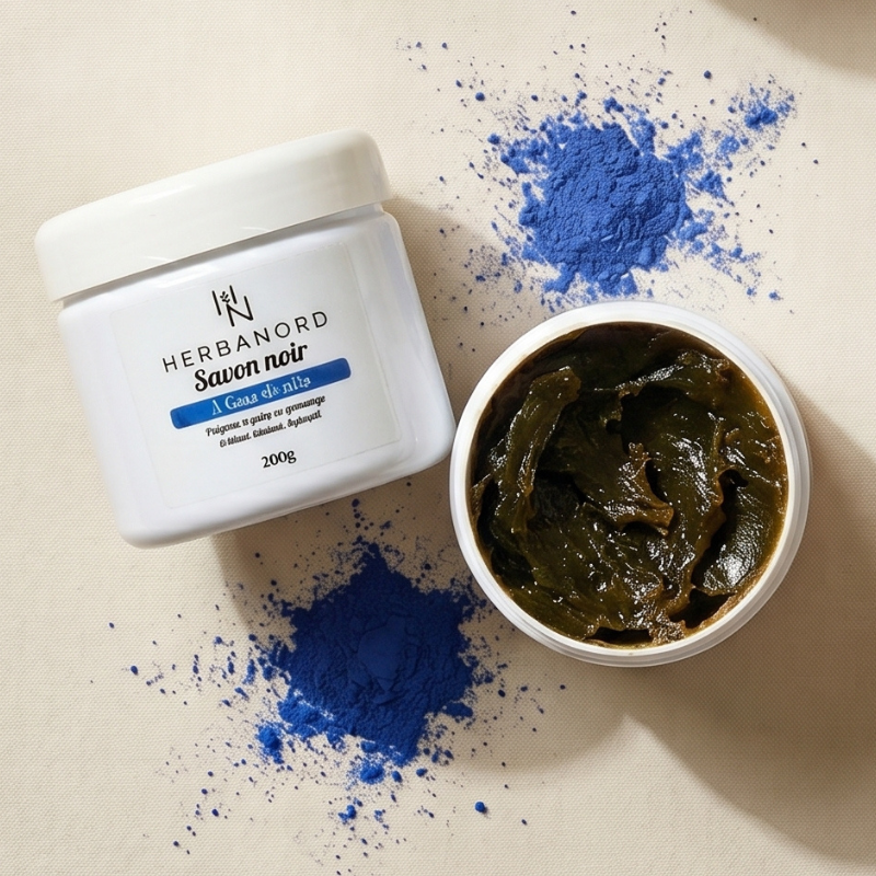 🖤 Savon Noir Naturel – Soin Purifiant et Adoucissant