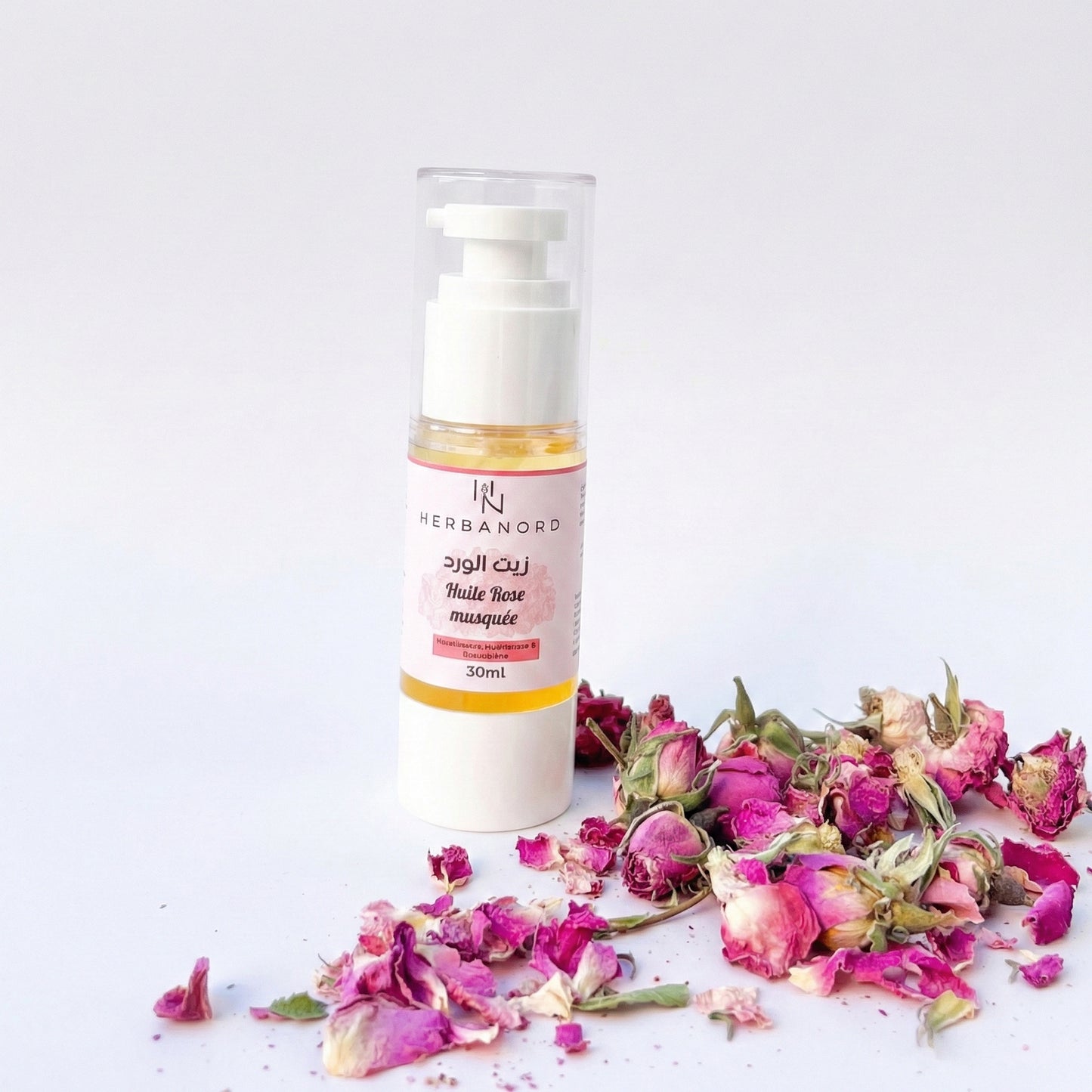 🌹 Huile de Rose Cosmétique – Macération Naturelle