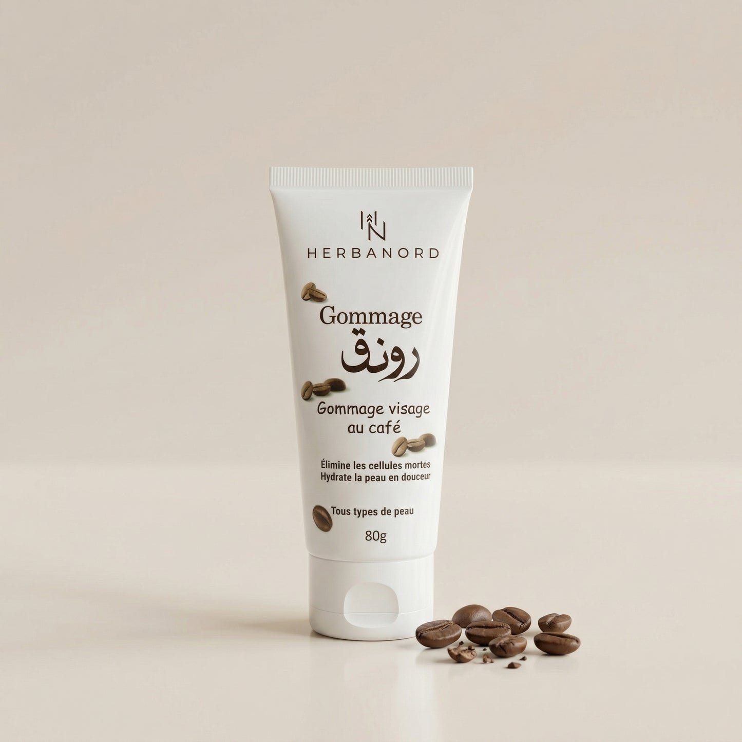 Gommage Visage Éclat au Café Naturel – Exfoliant Doux, Hydratant et Revitalisant