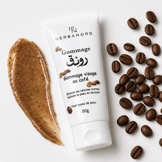 Gommage Visage au Café Naturel — Exfoliant Doux et Éclat du Teint