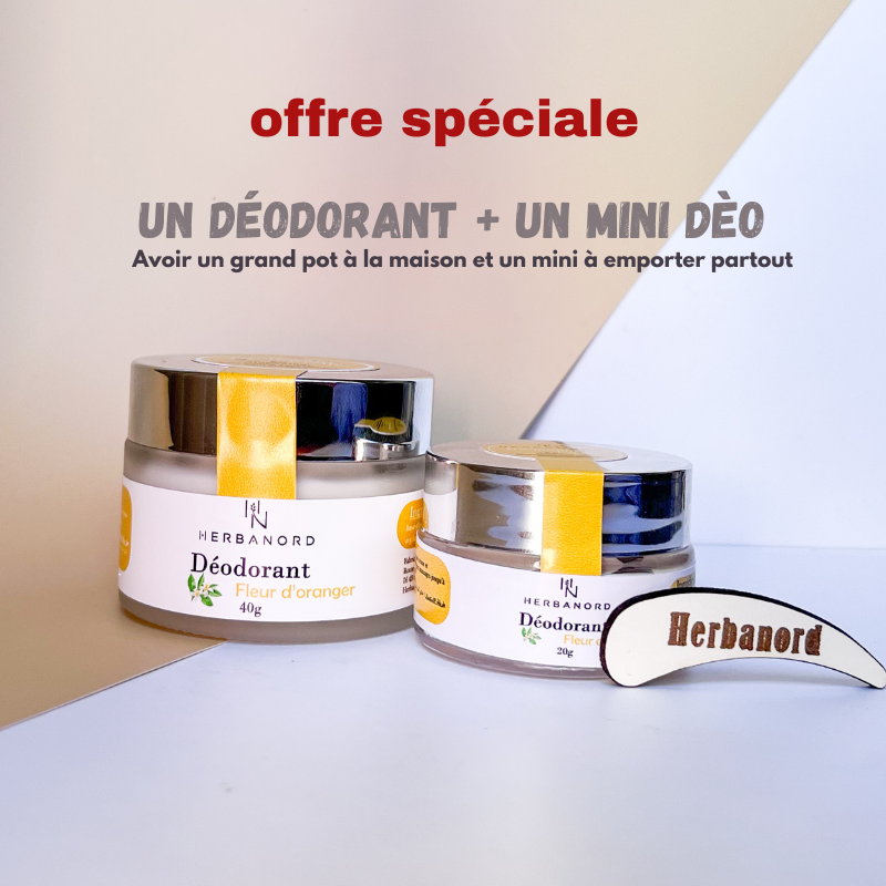 Duo Déodorant Naturel Herbanord / 40 g + Mini 20 g