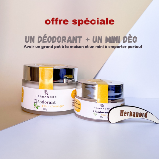 Duo Déodorant Naturel Herbanord / 40 g + Mini 20 g