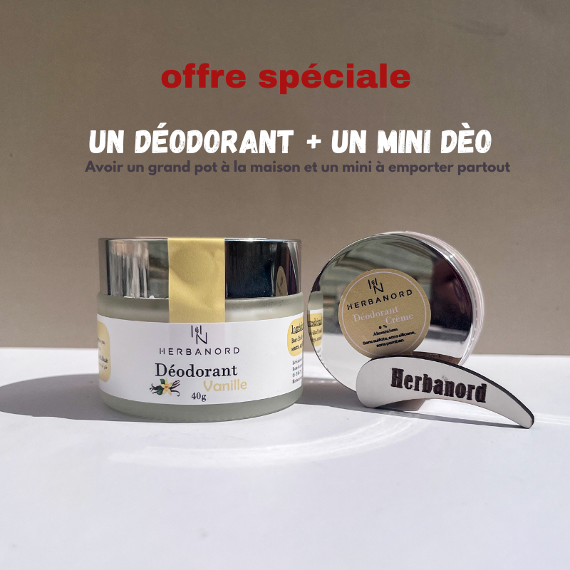 Duo Déodorant Naturel Herbanord / 40 g + Mini 20 g