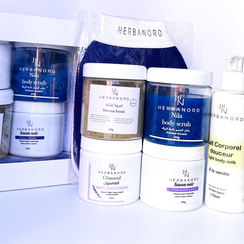 🛁 Pack Hammam Traditionnel Complet – Rituel Bien-être à la Marocaine + gant offert