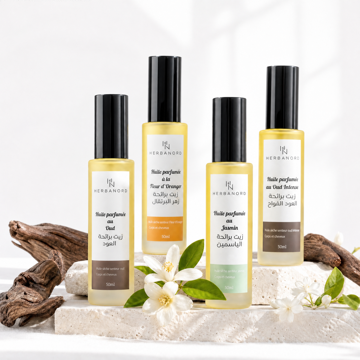 Huile Parfumée Sèche – Cheveux & Corps
