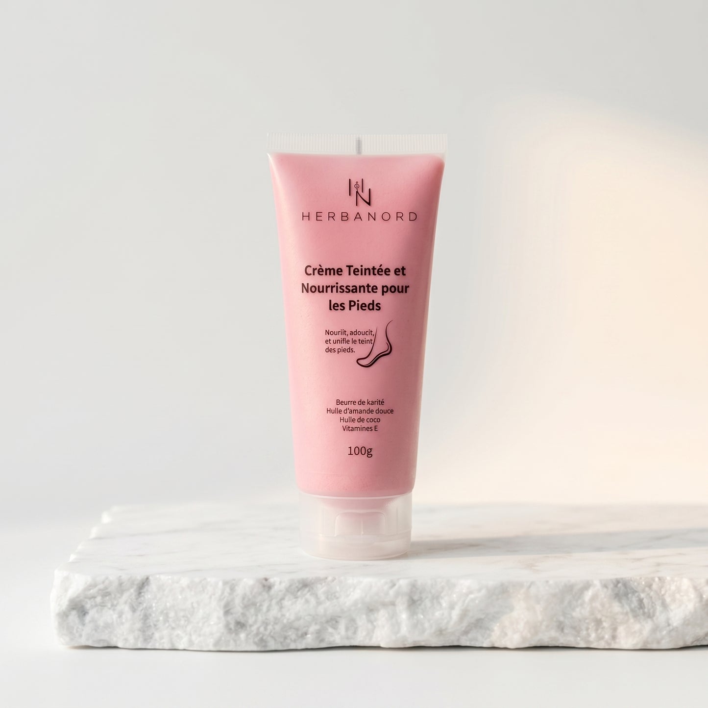 🦶 Crème Teintée &amp; Nourrissante pour les Pieds – “Pieds de Velours”