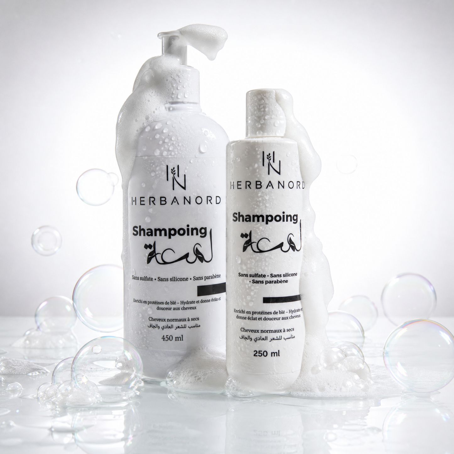 Shampooing Liquide “Lamâa” – Douceur et Éclat Naturels